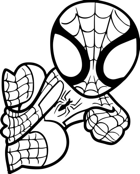 Coloriage Spiderman Enfant